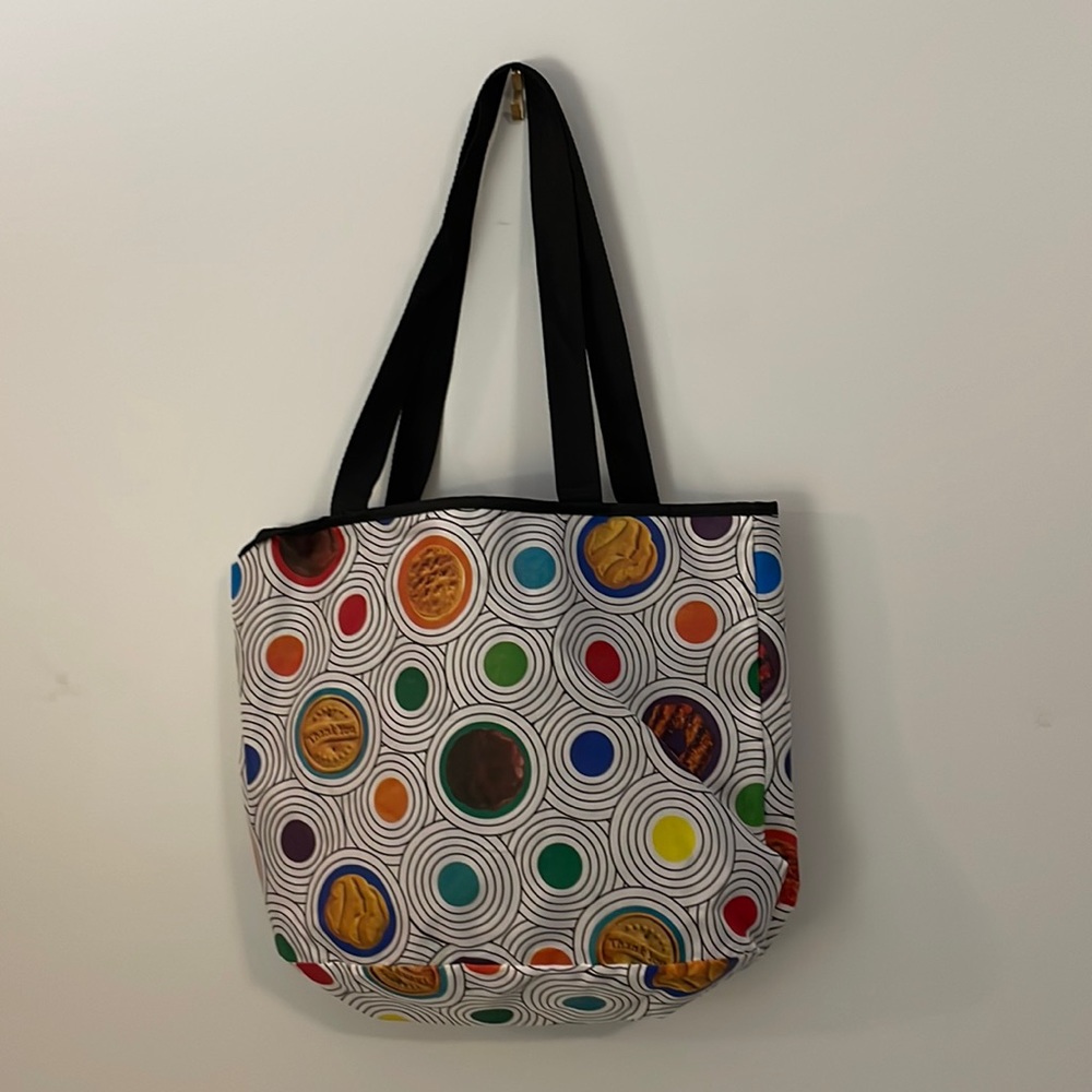 Girl Scouts Of America Cookie Rainbow Dots Tote Bag
